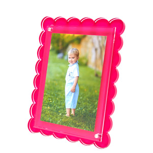 Tara Wilson Designs - Pink Scallop Frame