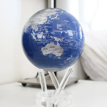 Load image into Gallery viewer, MOVA Globe - Blue &amp; Silver
