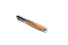 Load image into Gallery viewer, Roots &amp; Jones - Bethlehem Olivewood Magnetic Rollerball (Chrome)
