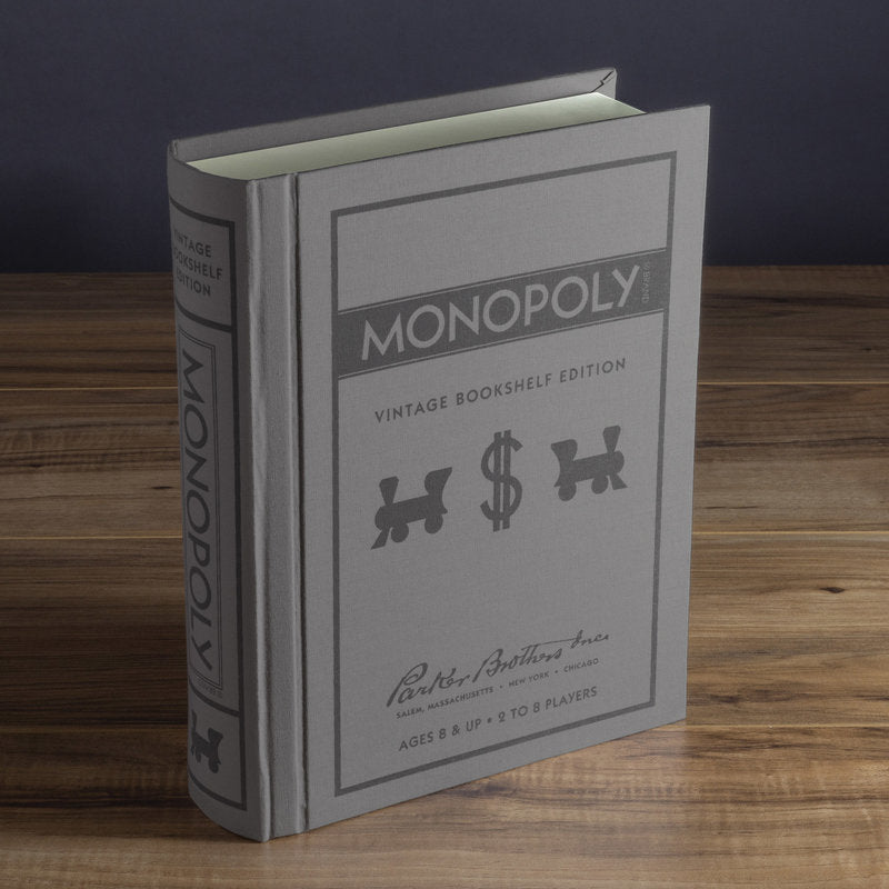 WS Game Co. Monopoly - Vintage Bookshelf Edition
