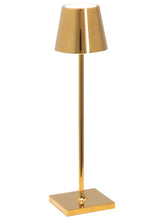 Load image into Gallery viewer, Zafferano Cordless Lamp - Metallic
