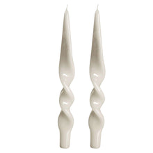 Load image into Gallery viewer, Meloria Twisted Taper Candle Set/2
