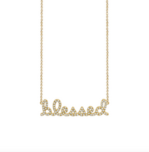 Load image into Gallery viewer, Sydney Evan - &quot;Blessed&quot; Necklace
