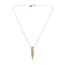 Load image into Gallery viewer, Sweet Pea Gold &amp; Diamond Fabulous Fringe Necklace
