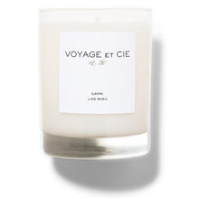 Load image into Gallery viewer, Voyage et Cie - Capri/Lime Basil Candle
