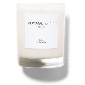 Voyage et Cie - Capri/Lime Basil Candle